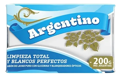 JABON ARGENTINO BLACO x200Gr