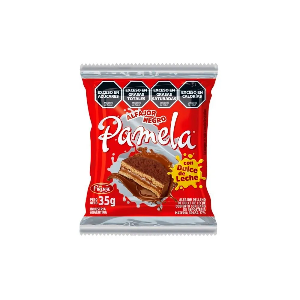 ALFAJOR PAMELA NEGROx40U