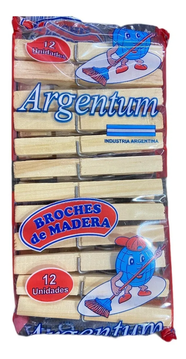 BROCHES MADERA x12Un
