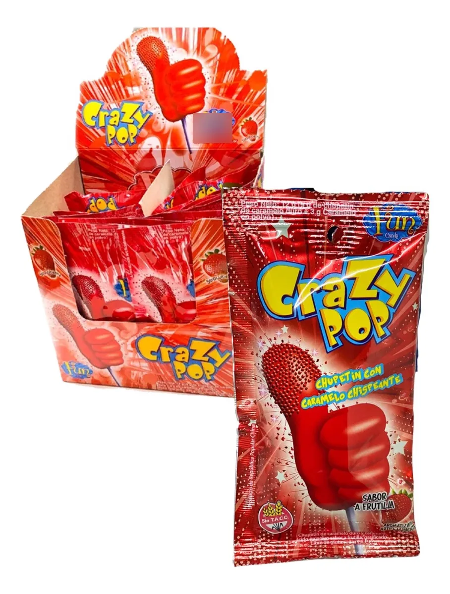 CRAZY POP FRUTILLA