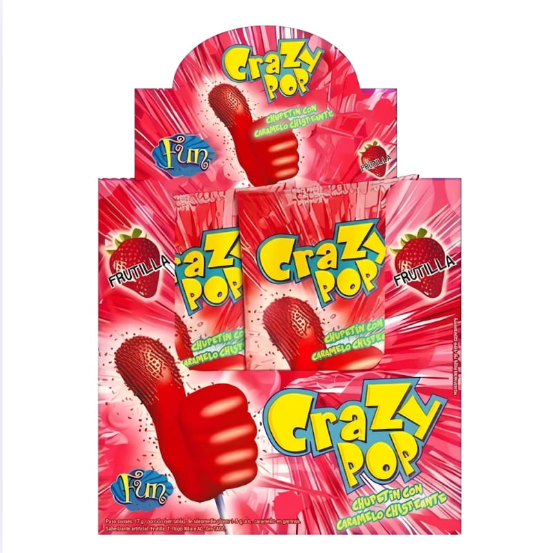CRAZY POP FRUTILLA
