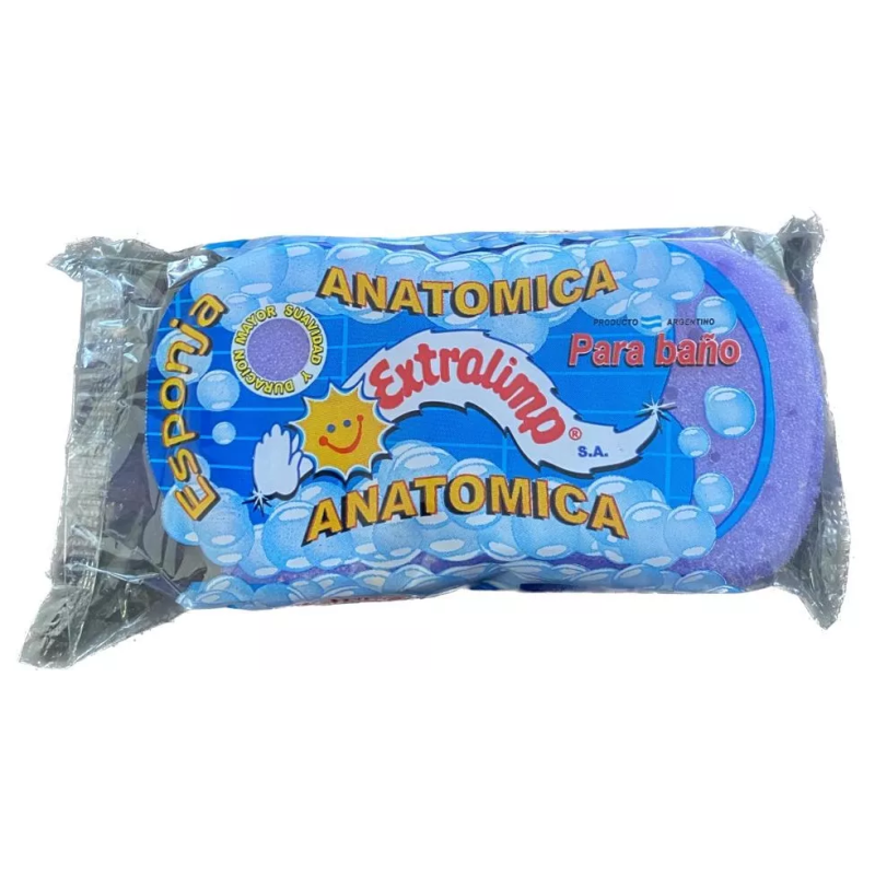 ESPONJA BAÑO ANATOMICA