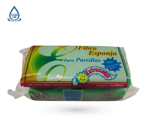 ESPONJA VERDE PLATEADA