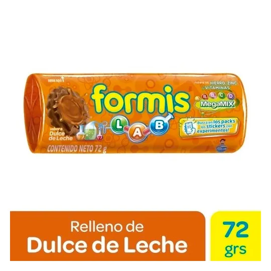 FORMIS DULCE DE LECHE x72Gr