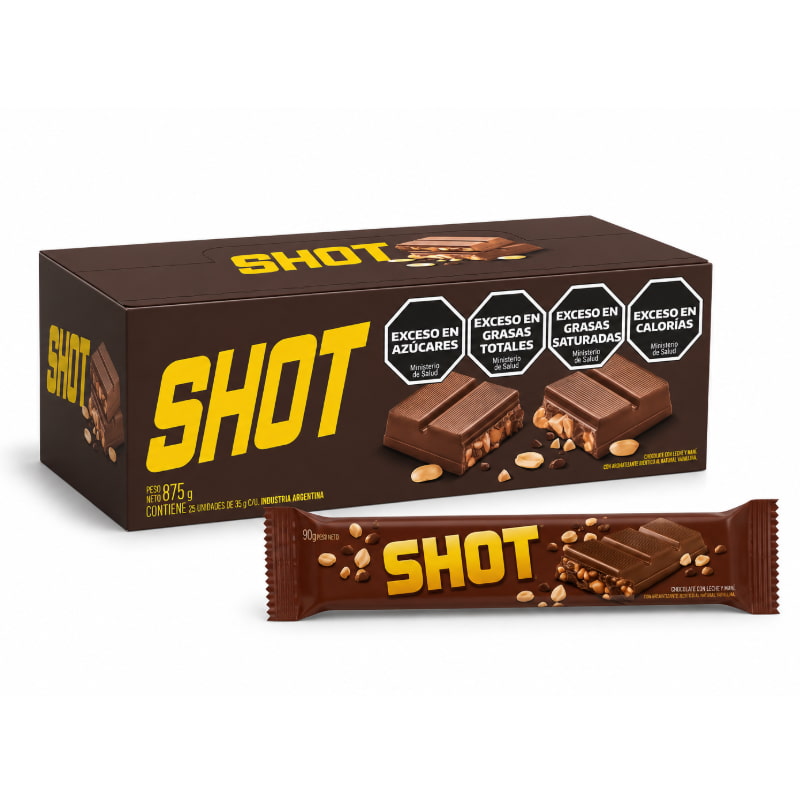 SHOT TABLETA 90 Gr.