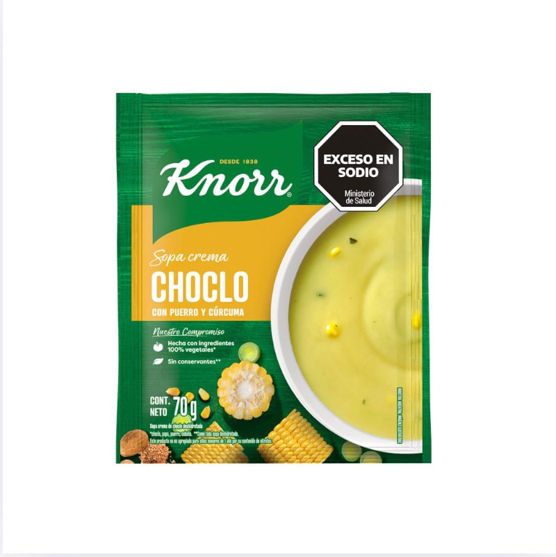 SOPA CREMA CHOCLO