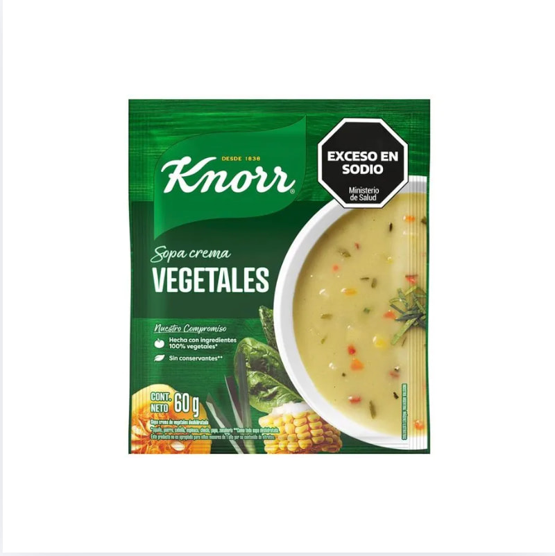SOPA CREMA VEGETALES