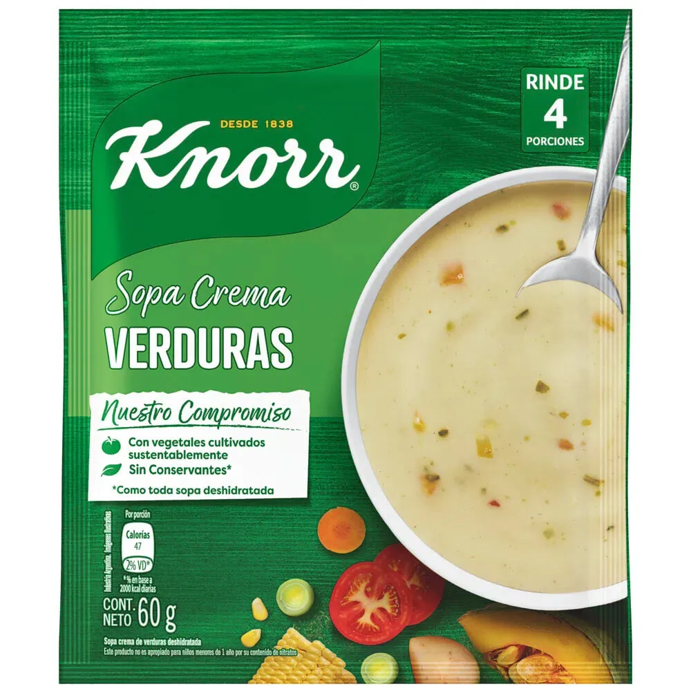 SOPA CREMA VERDURA
