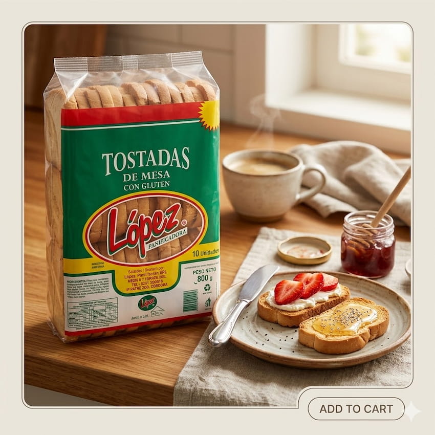 TOSTADA SALADA LOPEZ x10Un