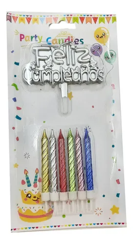 VELA FELIZ CUMPLE x6U