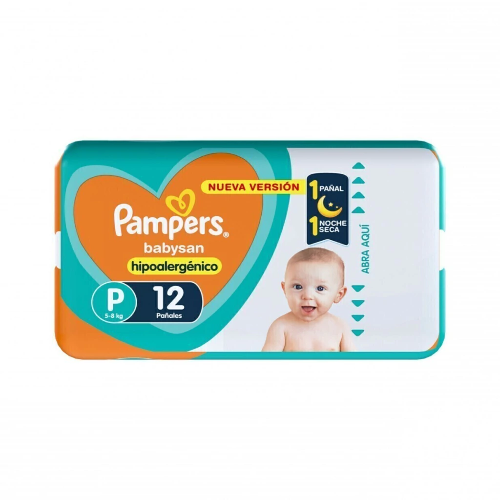PAMPERS PEQUE¥Ox12Un