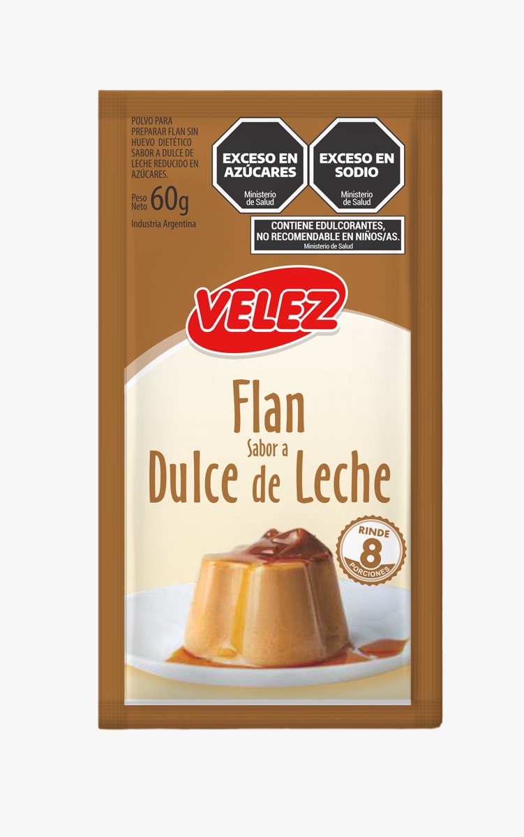 FLAN VELEZ DULCE LECHE x8Un