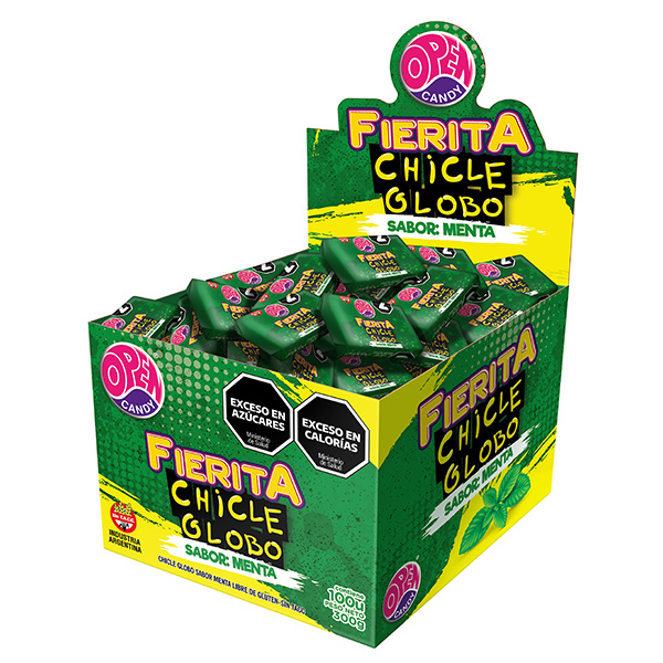 CHICLE FIERITA MENTA X60