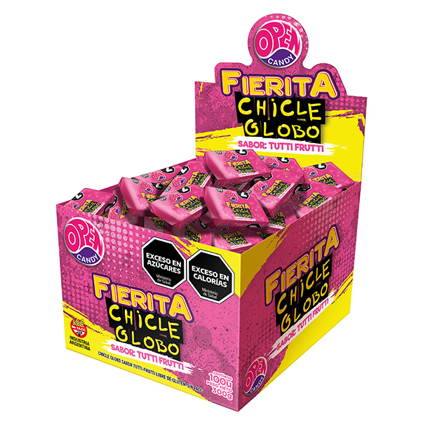 CHICLE FIERITA TUTTI FRUTI X60