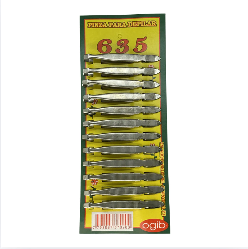 PINZA DE DEPILARx12U