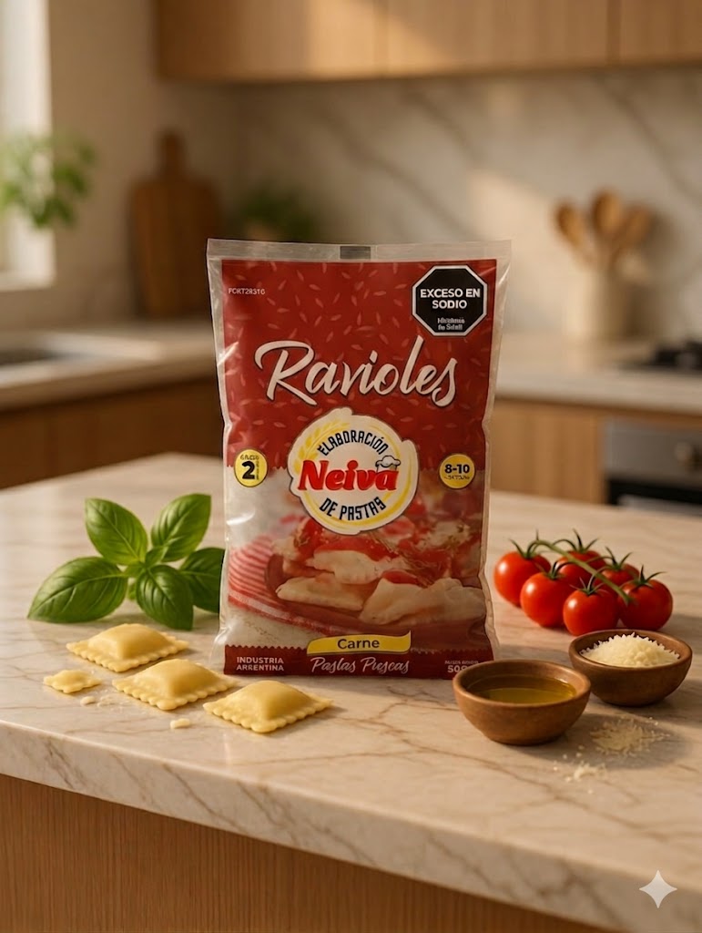 RAVIOL NEIVA CARNE y VERDURA