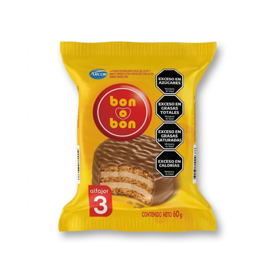 ALFAJOR BONOBON NEGRO