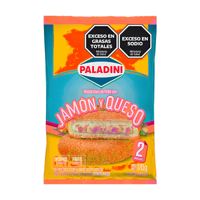 MEDALLON POLLO JAMON Y QUESO