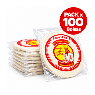BOLSA P-PIZZA x100Un