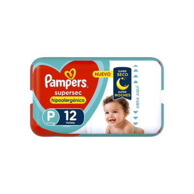 PAMPERS PEQUEÑOx12Un